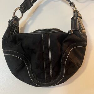 Black Designer Women's Bag Vintage Coach